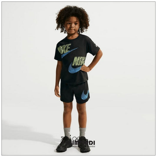 Completo Ragazzo Nike Relaxed Jersey Set Nero - 86N737-023
