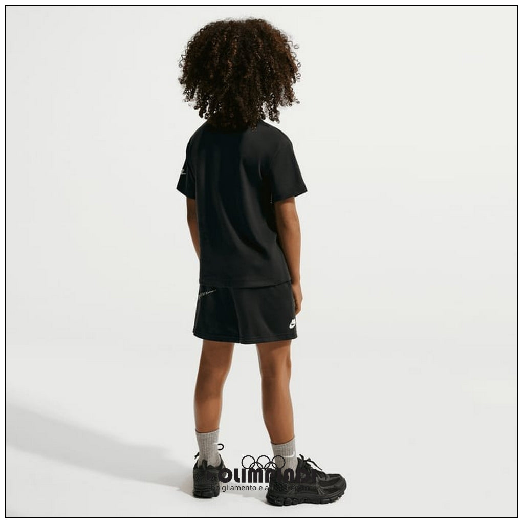 Completo Ragazzo Nike Relaxed Jersey Set Nero - 86N737-023