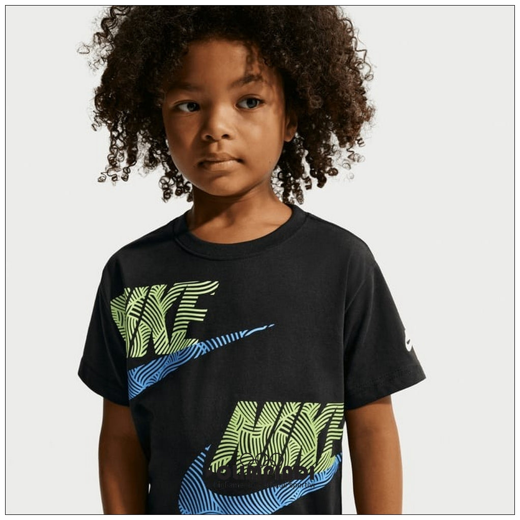 Completo Ragazzo Nike Relaxed Jersey Set Nero - 86N737-023