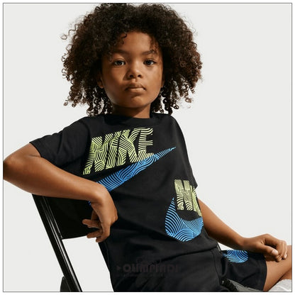 Completo Ragazzo Nike Relaxed Jersey Set Nero - 86N737-023