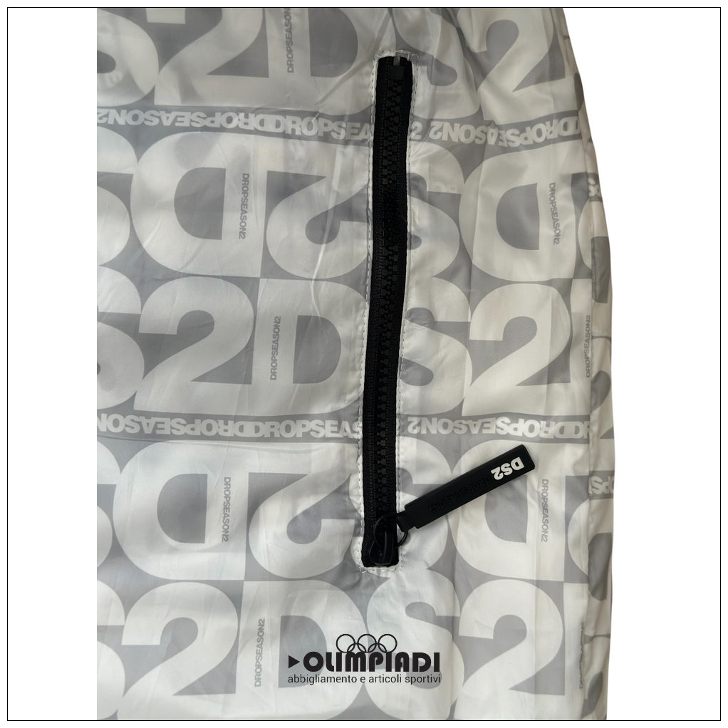 Smanicato Reversibile Uomo DS2 Bianco Piumino Gilet - SS26321-BIANCO