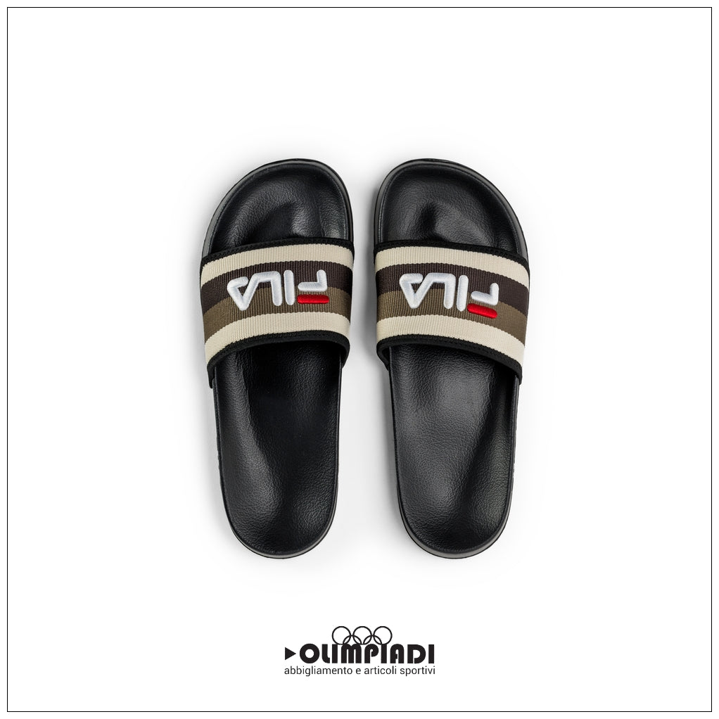 Ciabatte Slide Uomo Fila Morro Bay Stripes - FFM0426-83552