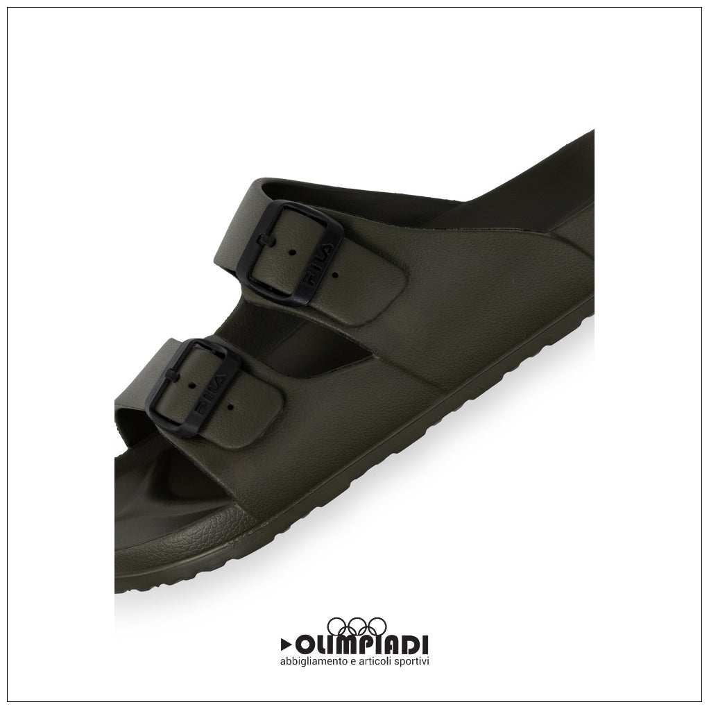 Ciabatte Sandali Uomo Fila Matero Slipper Verde Militare - FFM0421-60017