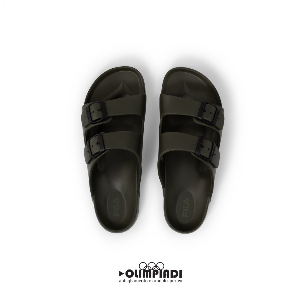 Ciabatte Sandali Uomo Fila Matero Slipper Verde Militare - FFM0421-60017