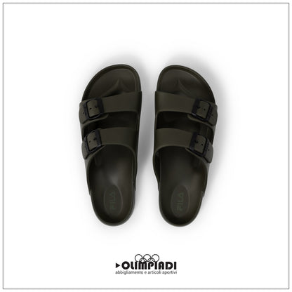 Ciabatte Sandali Uomo Fila Matero Slipper Verde Militare - FFM0421-60017