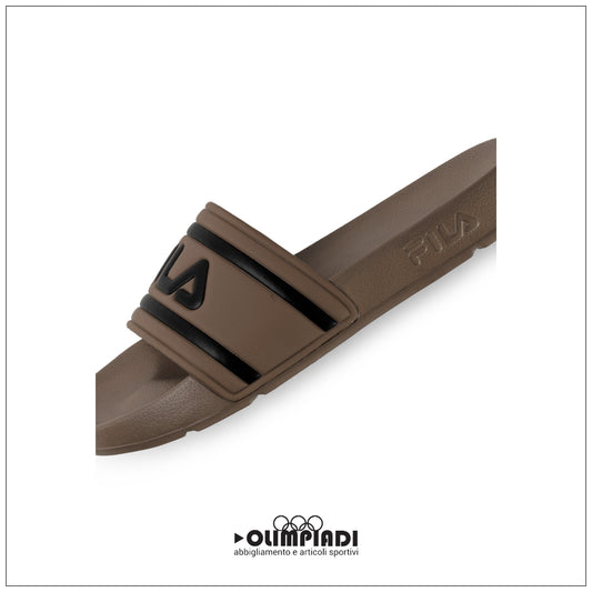 Ciabatte Slide Uomo Fila Morro Bay Slipper 2.0 Marroni - 1010930-70008