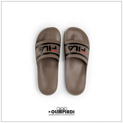 Ciabatte Slide Uomo Fila Morro Bay Slipper 2.0 Marroni - 1010930-70008