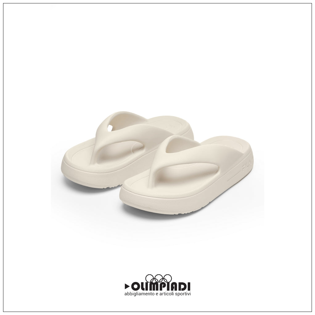 Infradito Donna Fila Superbubble Slipper Panna - FFW0595-70027