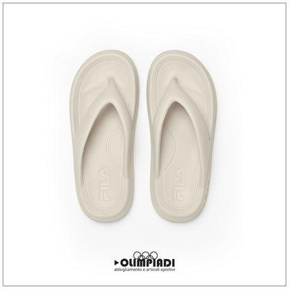 Infradito Donna Fila Superbubble Slipper Panna - FFW0595-70027