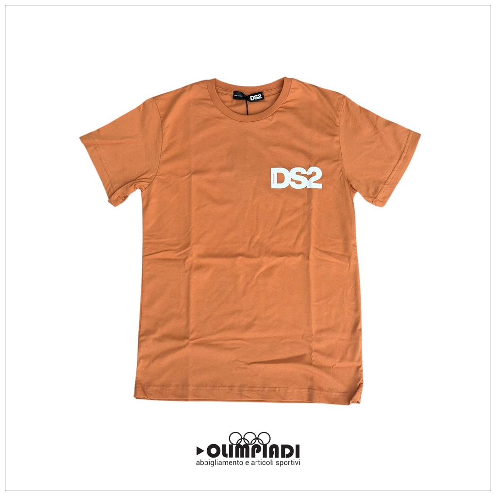 T-shirt Uomo DS2 Caramello Maglietta Maniche Corte - SS26267-CARAMELLO