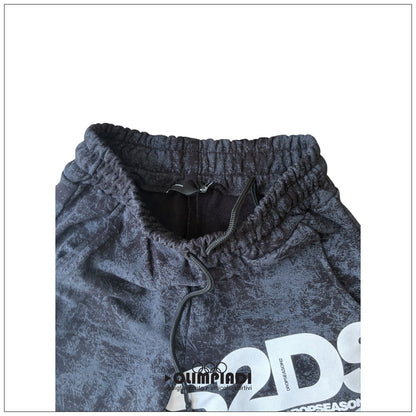 Bermuda Uomo DS2 Maltinto Nero French Terry - SS26K03-MALTINTO NERO