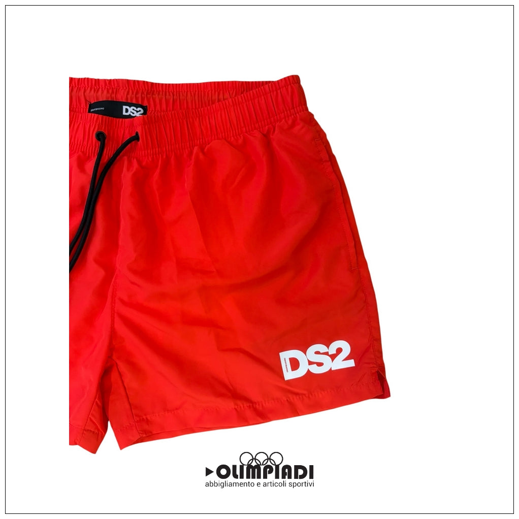 Costume Boxer Mare Uomo DS2 Rosso - SS26B01-ROSSO