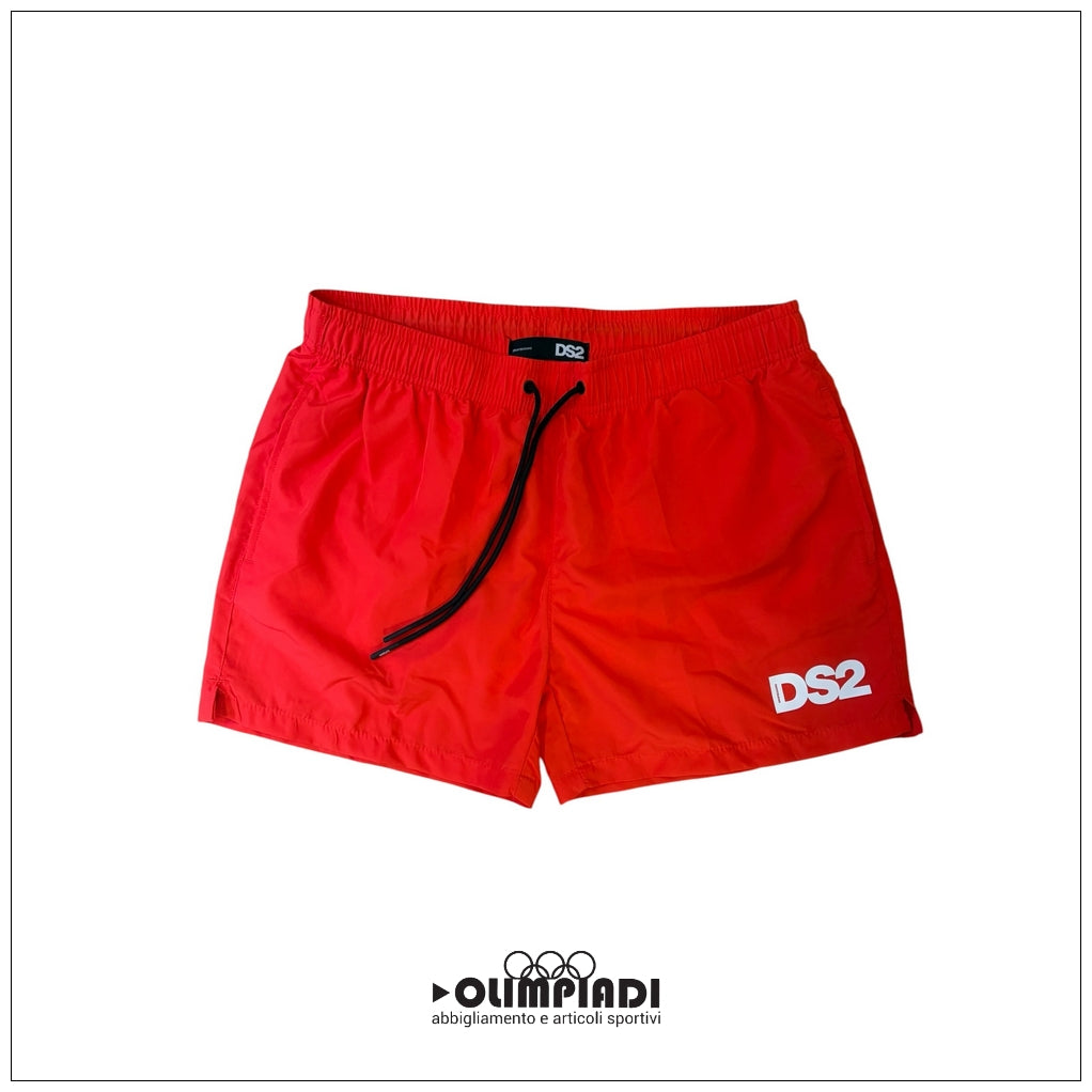 Costume Boxer Mare Uomo DS2 Rosso - SS26B01-ROSSO