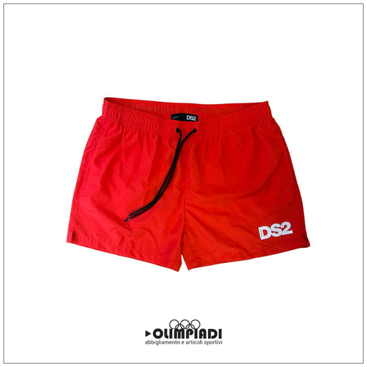 Costume Boxer Mare Uomo DS2 Rosso - SS26B01-ROSSO