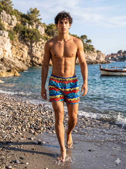 Costume Boxer Mare Uomo DS2 All-Over Multicolor - SS26B15-VARIANTE UNICA