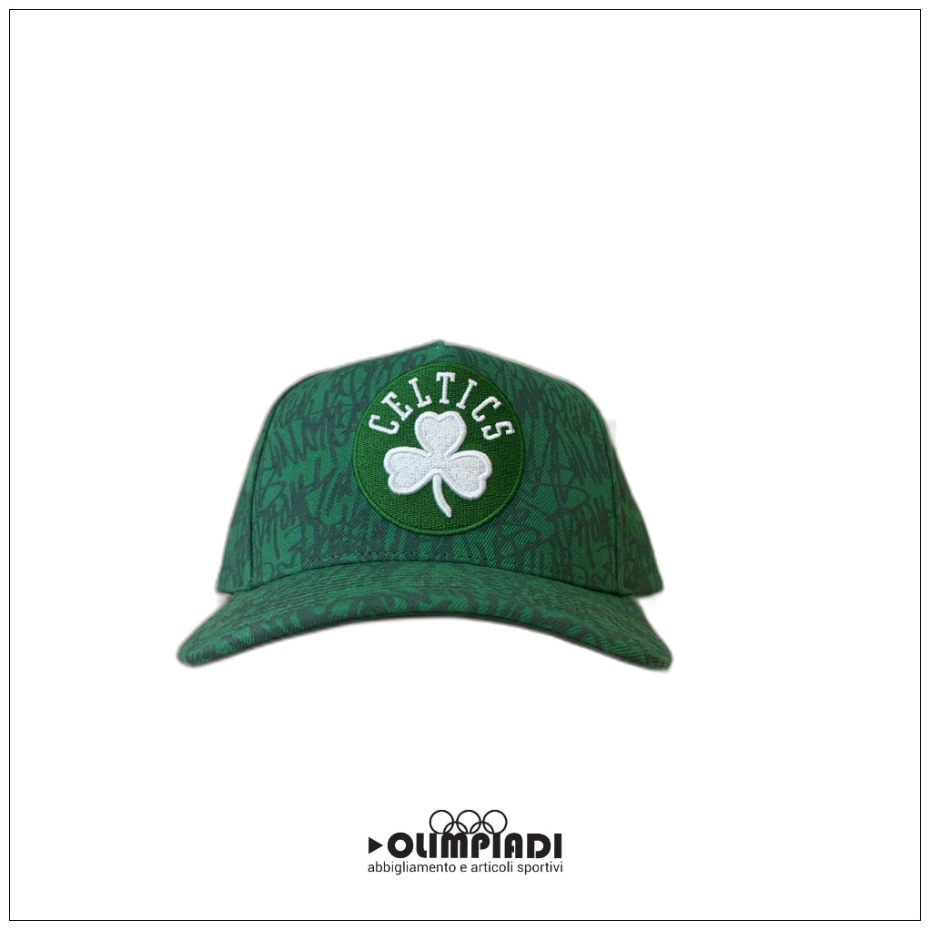 Cappello Mitchell & Ness Boston Celtics Hip Hop Pro Crown - HP13762-BCEGREN
