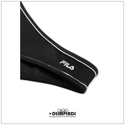 Bikini Bimba Fila Pratello Nero con Piping Bianco - FAT0851-80010