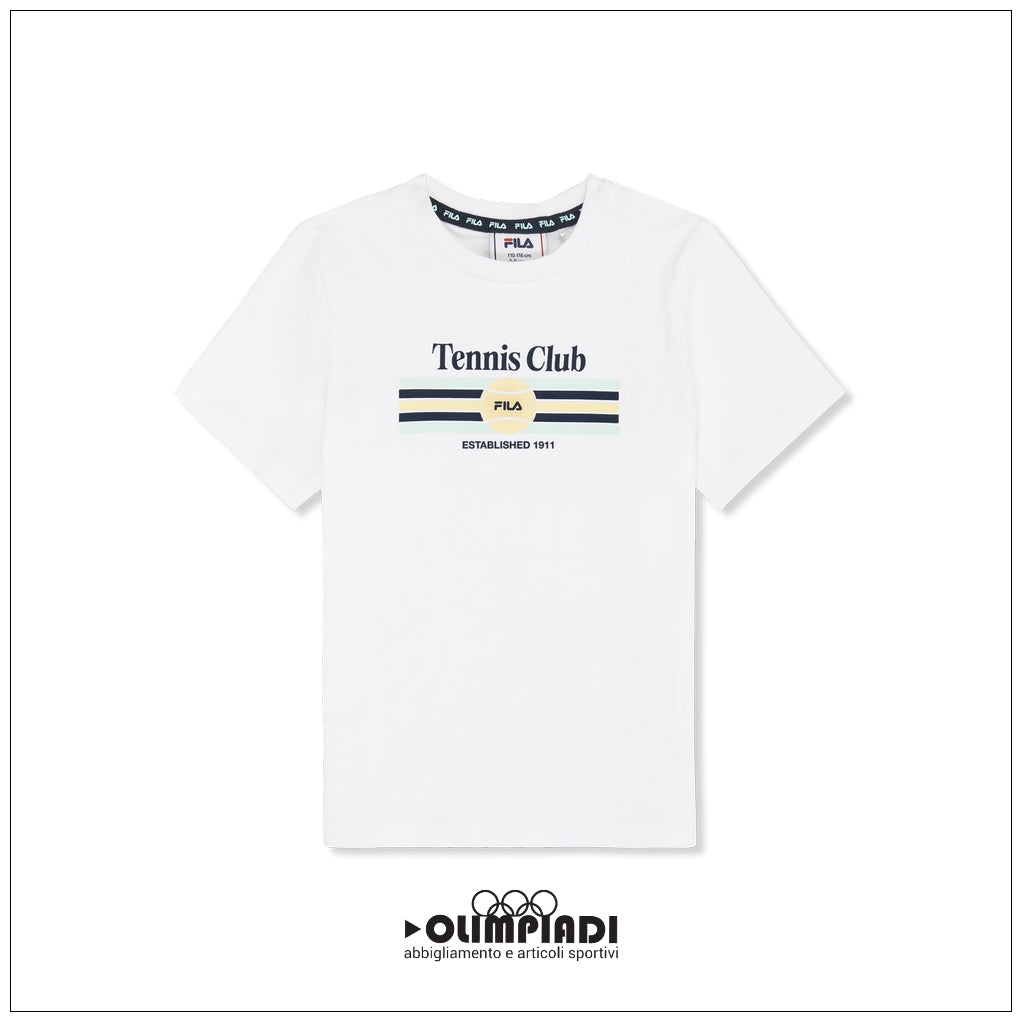T-shirt Junior Fila Coltano Bianca - FAK0486-10001