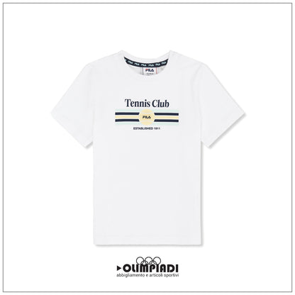 T-shirt Junior Fila Coltano Bianca - FAK0486-10001