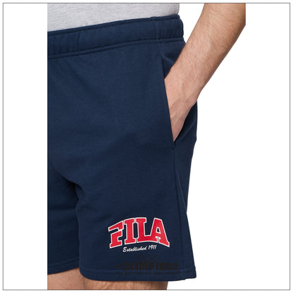 Bermuda Felpa Uomo Fila Landen Blu Navy - FAM0881-50004