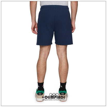 Bermuda Felpa Uomo Fila Landen Blu Navy - FAM0881-50004