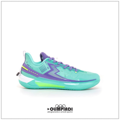Scarpe Basket 361° BIG 3 5.0 Light Up Verde/Viola - TR5724211066
