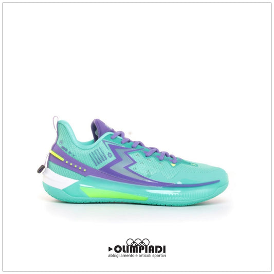 Scarpe Basket 361° BIG 3 5.0 Light Up Verde/Viola - TR5724211066