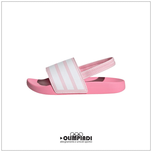 Sandali Bambina Adidas Adilette Elastic Strap Rosa - JR5331