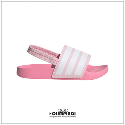Sandali Bambina Adidas Adilette Elastic Strap Rosa - JR5331