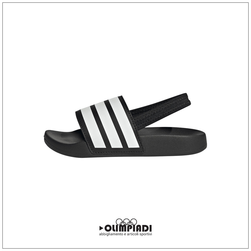 Sandali Bambino Adidas Adilette Elastic Strap Neri - JR5328