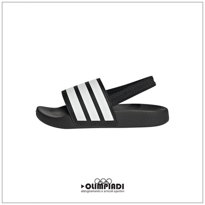 Sandali Bambino Adidas Adilette Elastic Strap Neri - JR5328