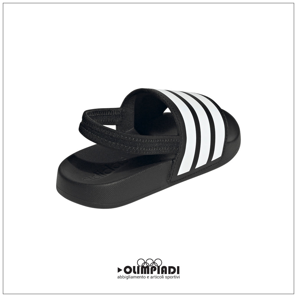 Sandali Bambino Adidas Adilette Elastic Strap Neri - JR5328