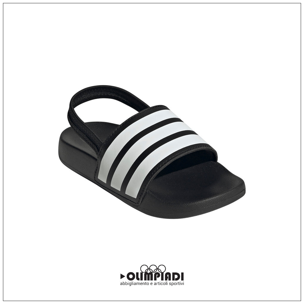 Sandali Bambino Adidas Adilette Elastic Strap Neri - JR5328