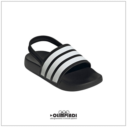 Sandali Bambino Adidas Adilette Elastic Strap Neri - JR5328