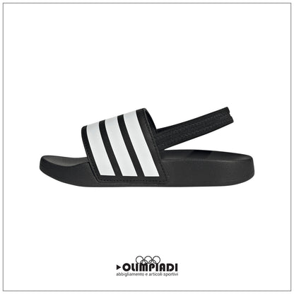 Sandali Bambino Adidas Adilette Elastic Strap Neri - JR5328