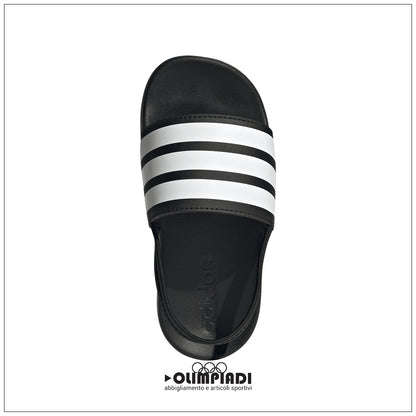 Sandali Bambino Adidas Adilette Elastic Strap Neri - JR5328