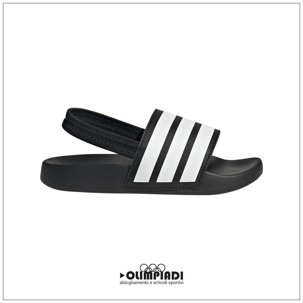 Sandali Bambino Adidas Adilette Elastic Strap Neri - JR5328