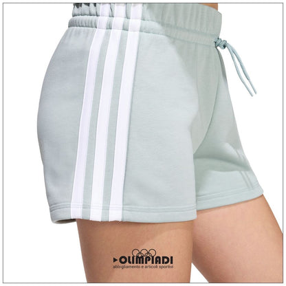 Pantaloncini Corti Bambina Adidas 3 Stripes Verde Menta - KE3072