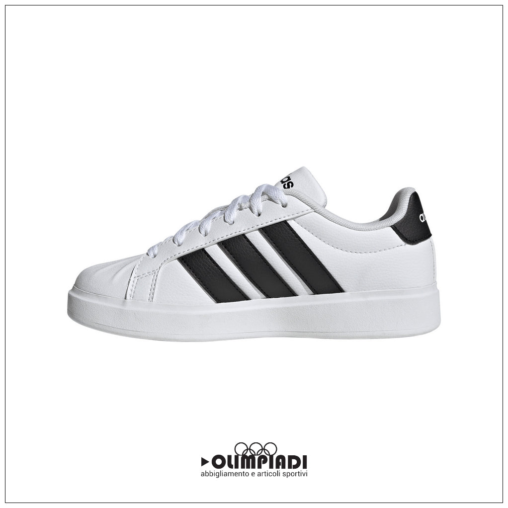 Sneakers Junior Adidas Streetalk Bianche e Nere - JQ6146