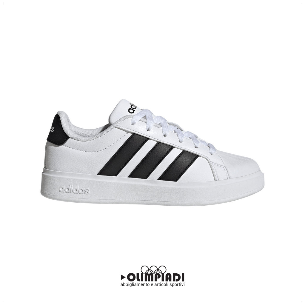 Sneakers Junior Adidas Streetalk Bianche e Nere - JQ6146