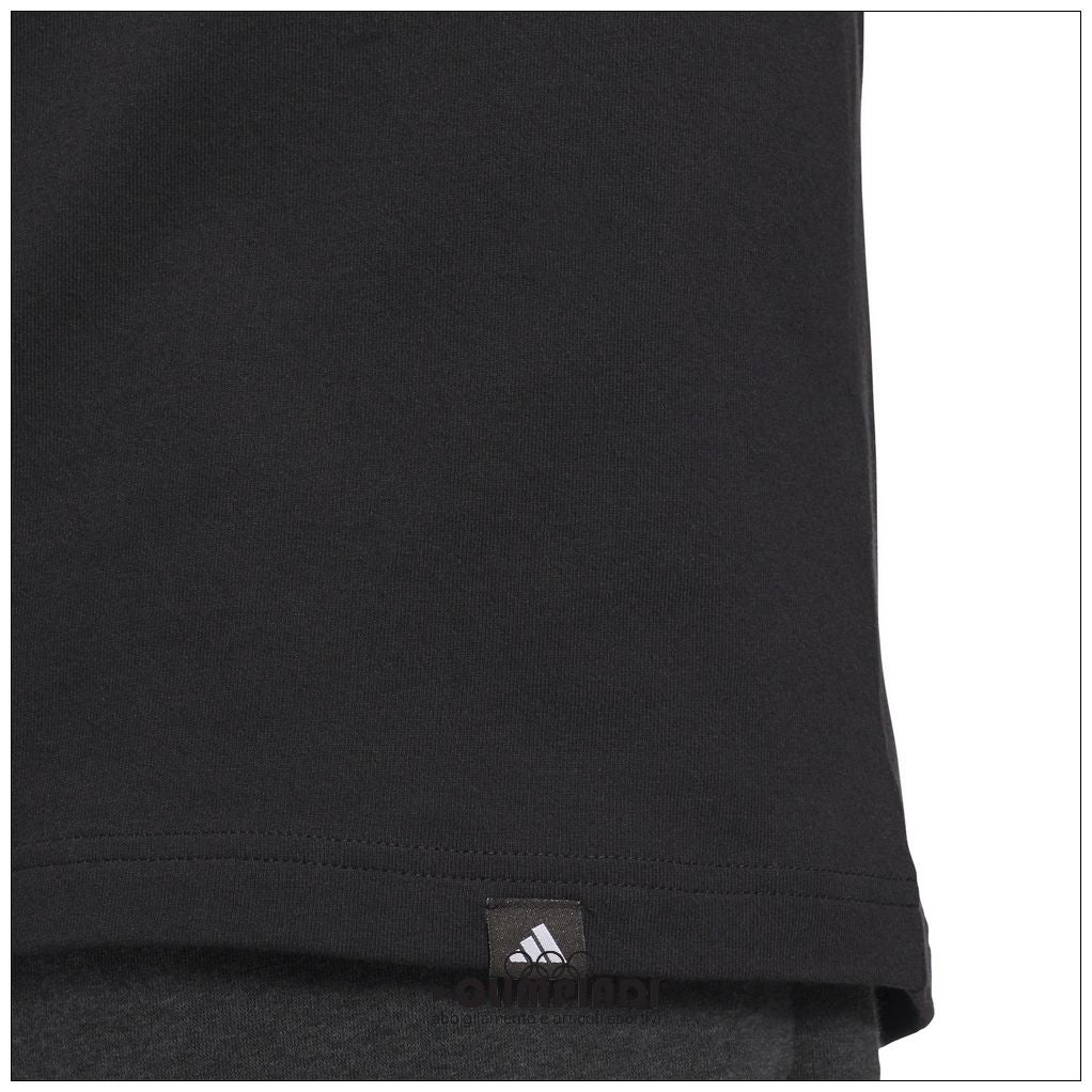 T-shirt Uomo Adidas Varsity Crest Nera - JV8443