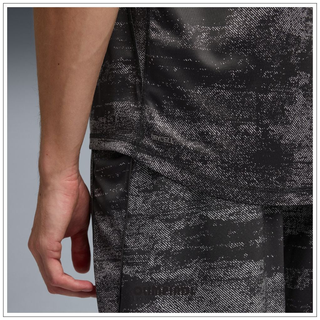 T-shirt Running Uomo Puma Run Velocity AOP Nera - 528415-01