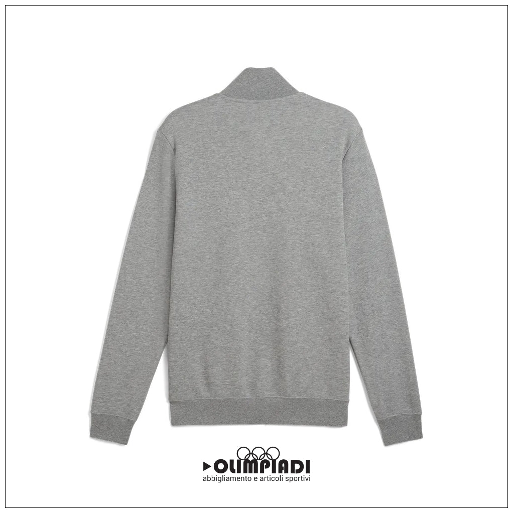 Uomo Puma Essentials Track Jacket Grigia French Terry - 682584-03