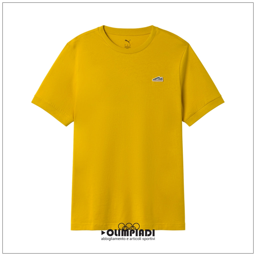 T-shirt Uomo Puma Sneaker Graphic Gialla - 695405-19