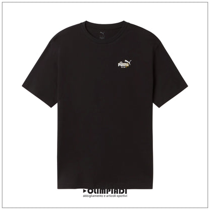 T-shirt Uomo Puma Graphic Heritage Calcio Nera - 695408-01
