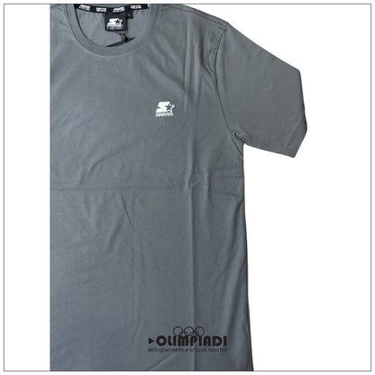 T-shirt Uomo Starter Piombo 100% Cotone Made in Italy - 74321