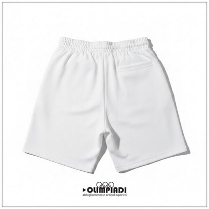 Bermuda Uomo Starter Bianchi in Cotone - 74337