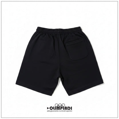 Bermuda Uomo Starter Neri in Cotone - 74337