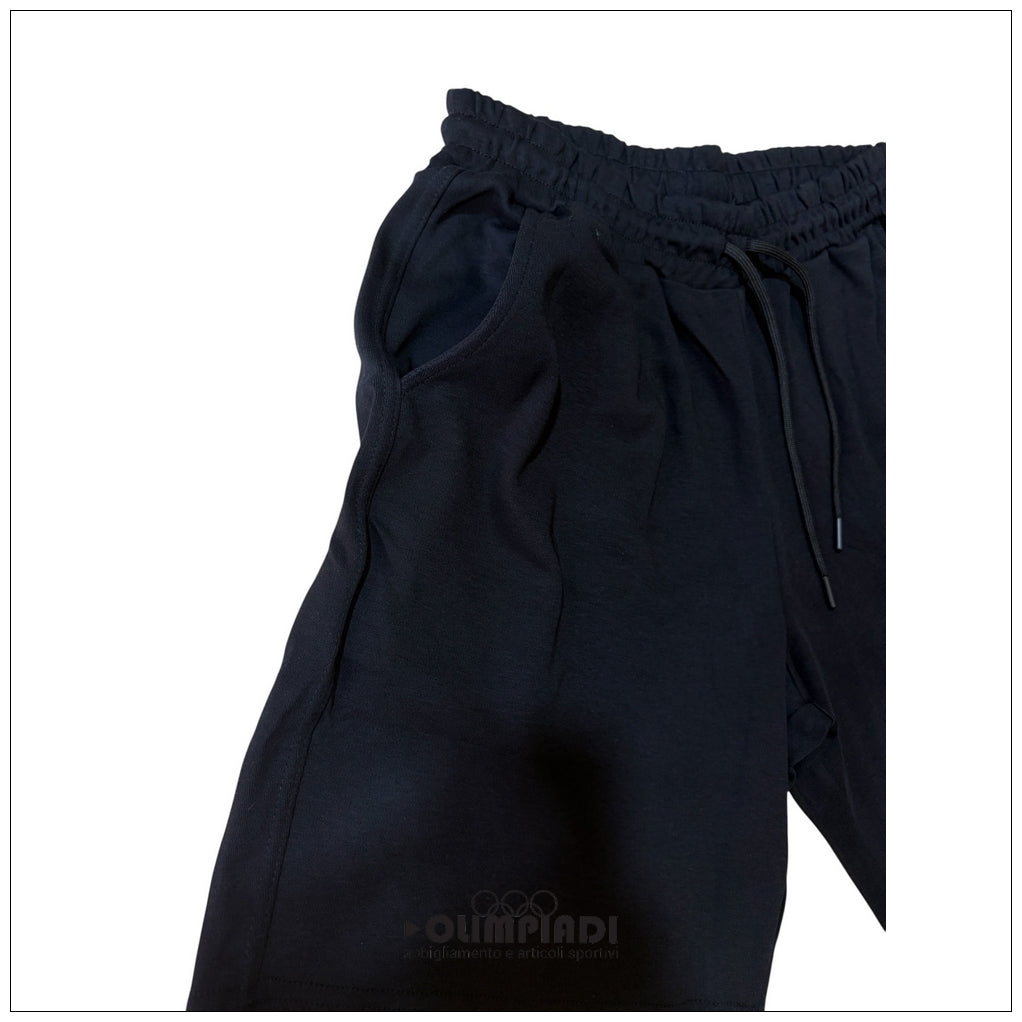 Bermuda Uomo Starter Neri in Cotone - 74337