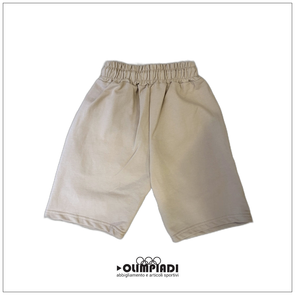 Bermuda Junior DS2 Grigio Sabbia in French Terry - SS26K81